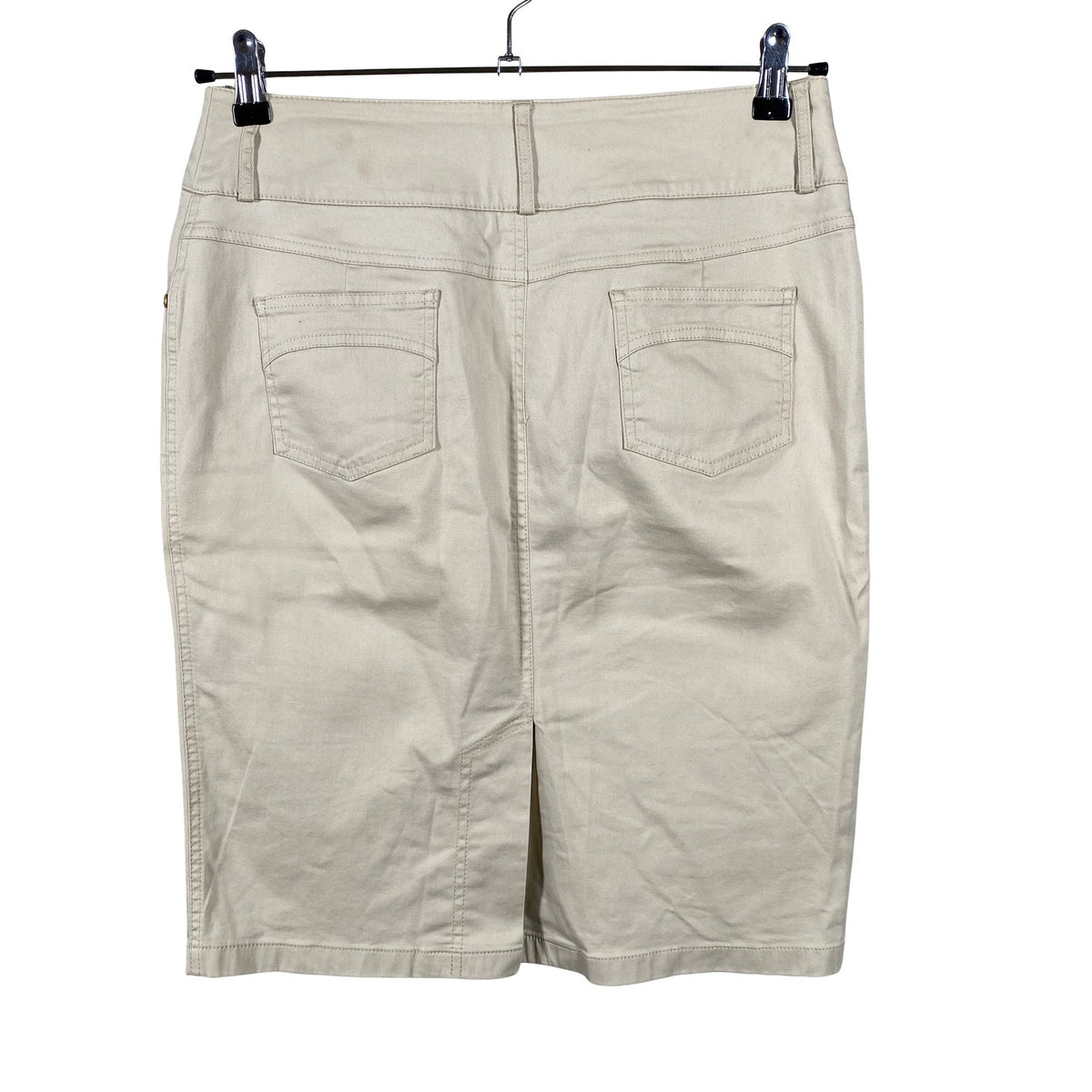 Unisex Elegance Paris - Fabric skirt, size 38 - Beige (2)