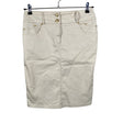 Unisex Elegance Paris - Fabric skirt, size 38 - Beige ()