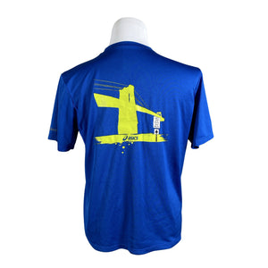 Unisex Asics - Sports shirt, short sleeve, size L - Blue (2)
