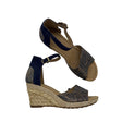 Unisex Gabor - Wedge sandals, size 38 - Blue ()