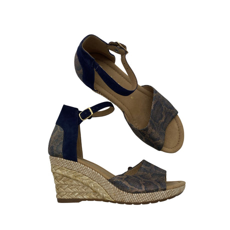 Unisex Gabor - Wedge sandals, size 38 - Blue ()