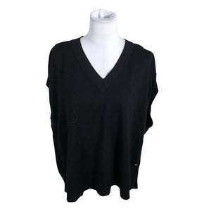 Unisex Your Face - Knit vest, size 40 - Black (1)