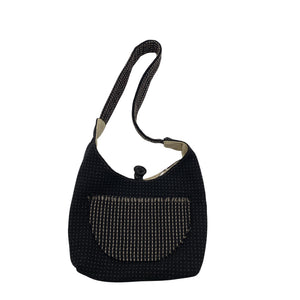 Unisex Handmade - Shoulder bag, size Midi - Black (1)