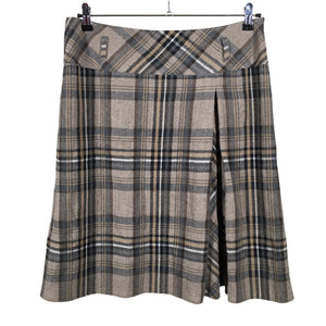Unisex Gerry Weber - Fabric skirt, size 42 - Brown (1)