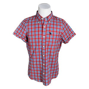 Unisex Abercrombie&Fitch - Collared shirt, size XL - Red (1)
