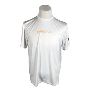 Unisex Bullpadel - Sports shirt, short sleeve, size L - White (1)