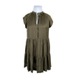Unisex Zadig & Voltaire - Schiffon dress, size 42 - Green ()