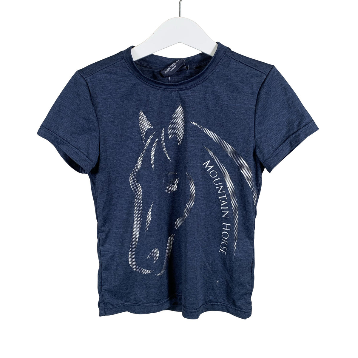 Unisex Mountain Horse - T-shirt, size 128 - 134 - Blue (1)