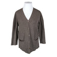 Unisex Peter Hahn - Cardigan, size 42 - Gray ()