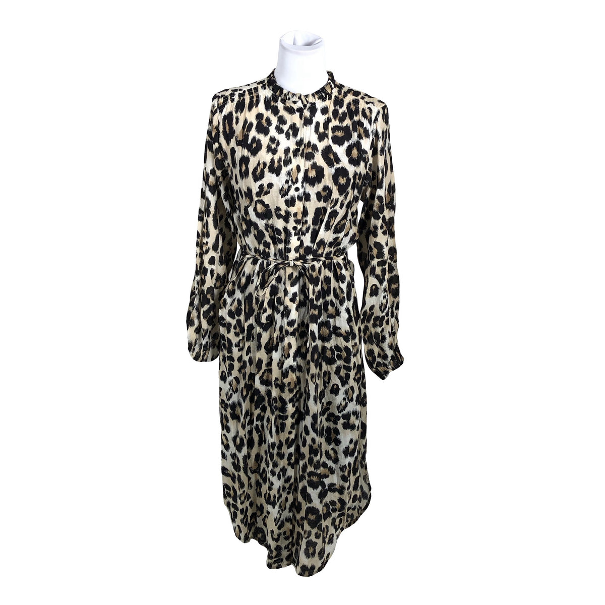 Unisex Free Quent - Schiffon dress, size 38 - Beige (1)