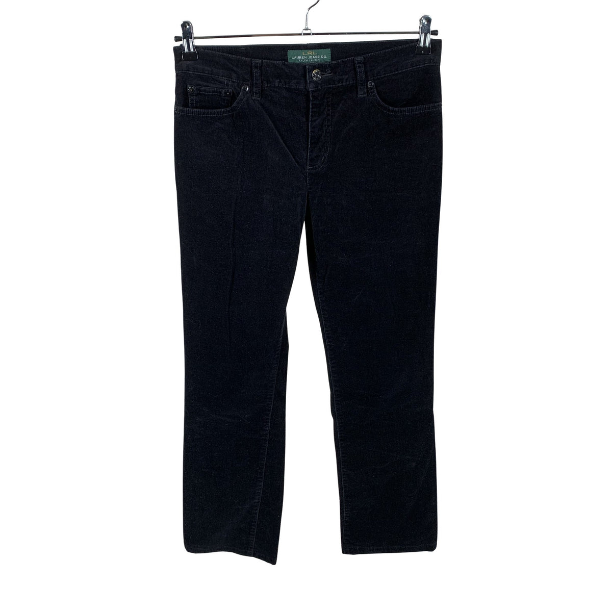 Unisex Lauren Ralph Lauren - Velvet pants, size 38 - Black (1)