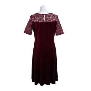 Unisex Marks&Spencer - Party dress, size 40 - Wine red (2)