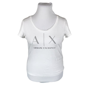 Unisex Armani Exchange - T-shirt, size 42 - White (1)