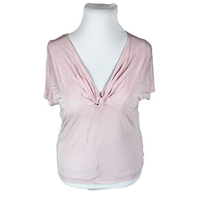 Unisex MaxMara Studio - Short-sleeved blouse, size 44 - Light pink (1)