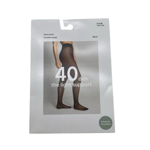 Unisex Lindex - Stockings, thin, size 48 - Black (1)
