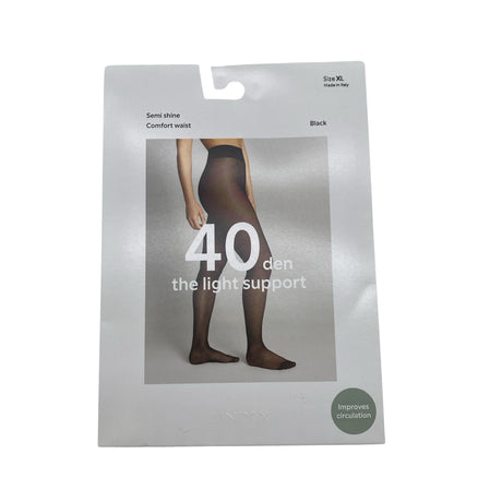 Unisex Lindex - Stockings, thin, size 48 - Black ()