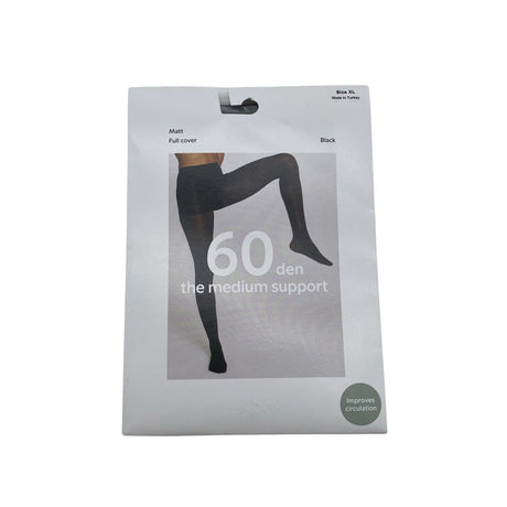 Unisex Lindex - Stockings, thin, size 48 - Black ()