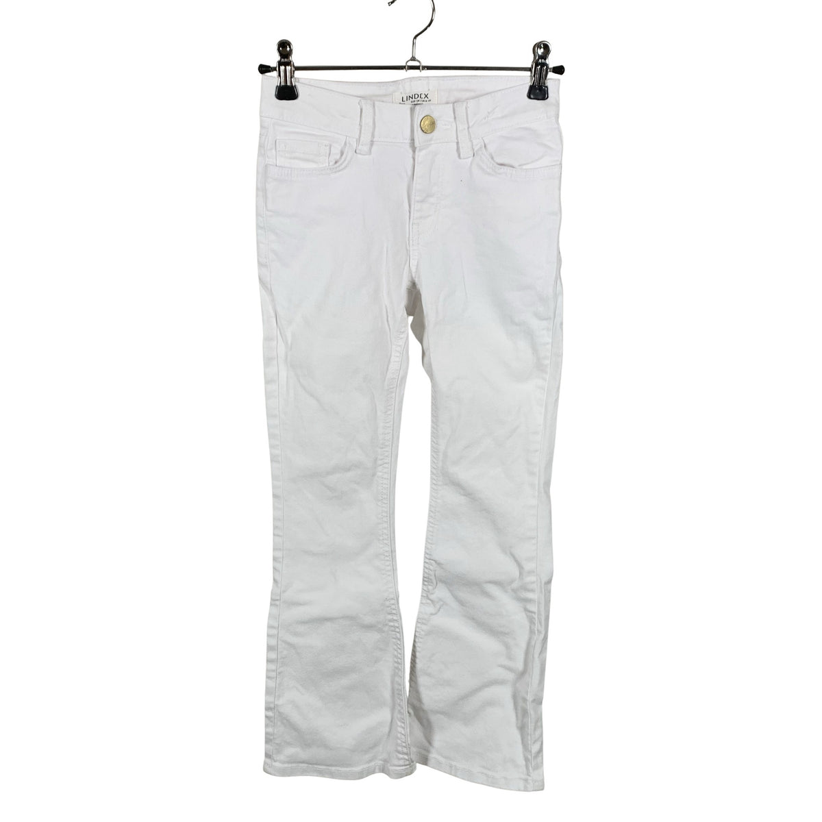Unisex Lindex - Jeans, size 128 - 134 - White (1)