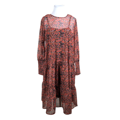 Unisex Ze-Ze - Schiffon dress, size 42 - Red ()