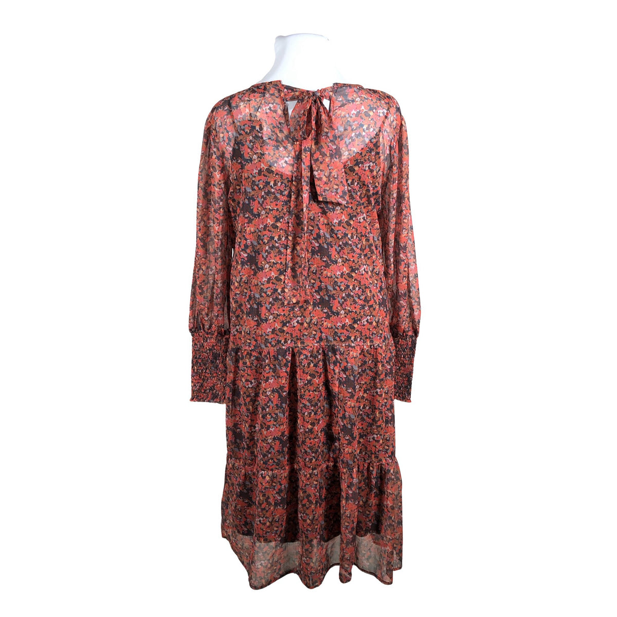 Unisex Ze-Ze - Schiffon dress, size 42 - Red (2)