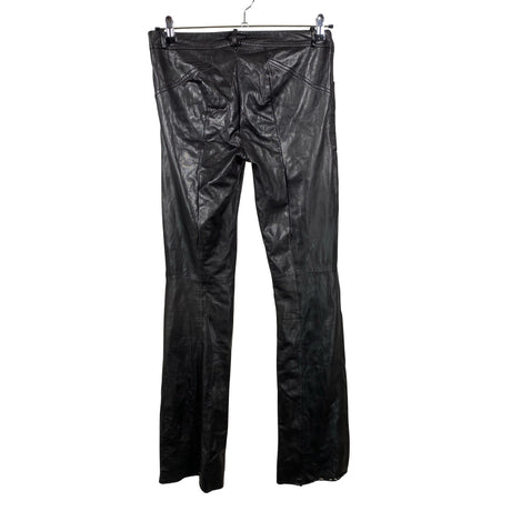 Unisex Part two - Leather pants, size 36 - Brown (2)