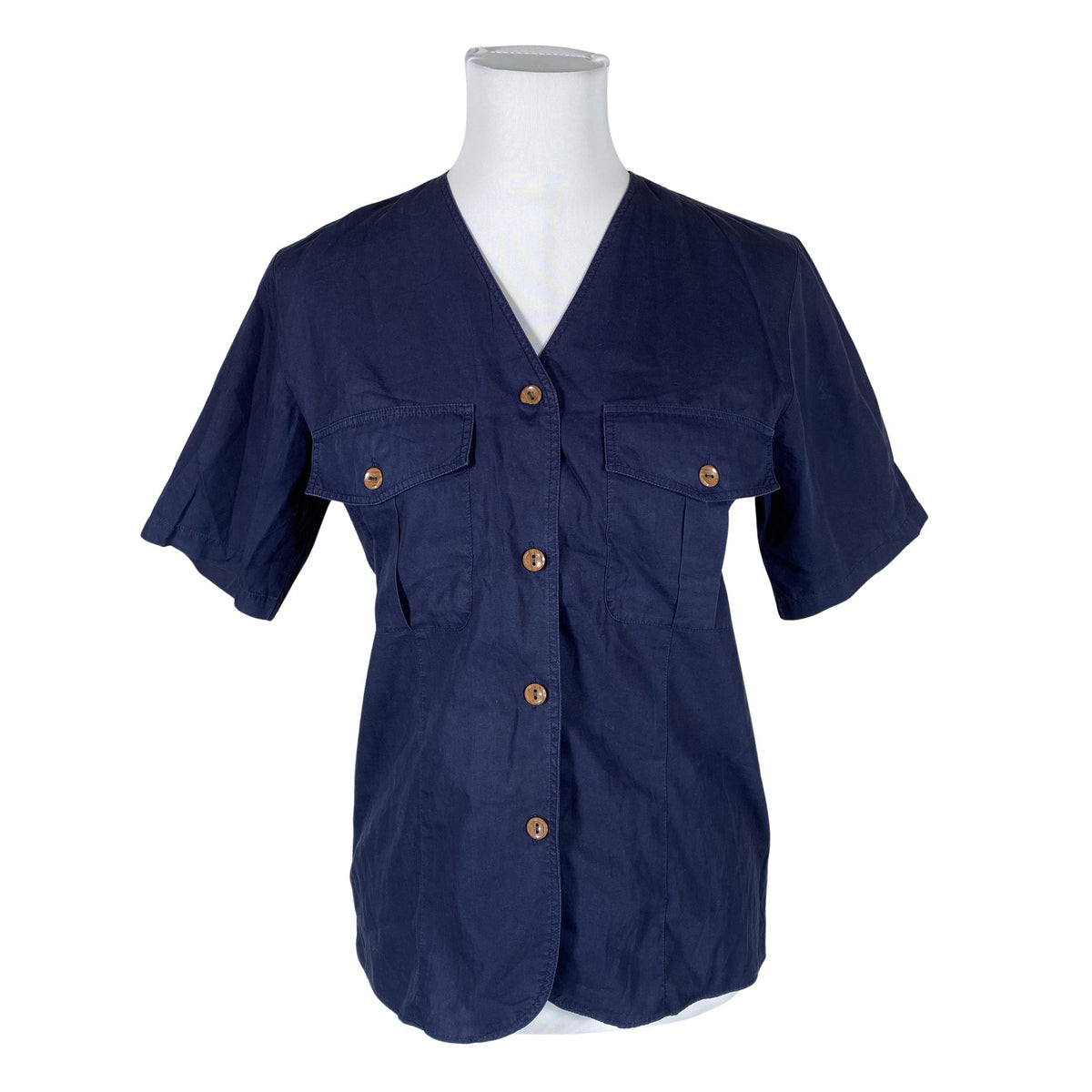 Unisex Milani - Short-sleeved blouse, size 36 - Blue (1)