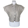 Unisex Stockmann - Short-sleeved blouse, size 38 - Gray ()