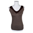Unisex SisterS point - Tricot tank top, size 34 - Brown ()