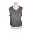 Unisex Part two - Knit vest, size 38 - Brown ()
