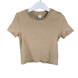 Unisex Lindex - T-shirt, size 122 - 128 - Beige (1)