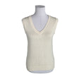 Unisex Brandy Melville - Knit vest, size 36 - Natural white ()