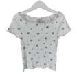 Unisex Lindex - Short-sleeved blouse, size 134 - 140 - White ()