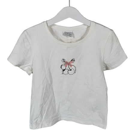 Unisex Lindex - T-shirt, size 134 - 140 - White ()