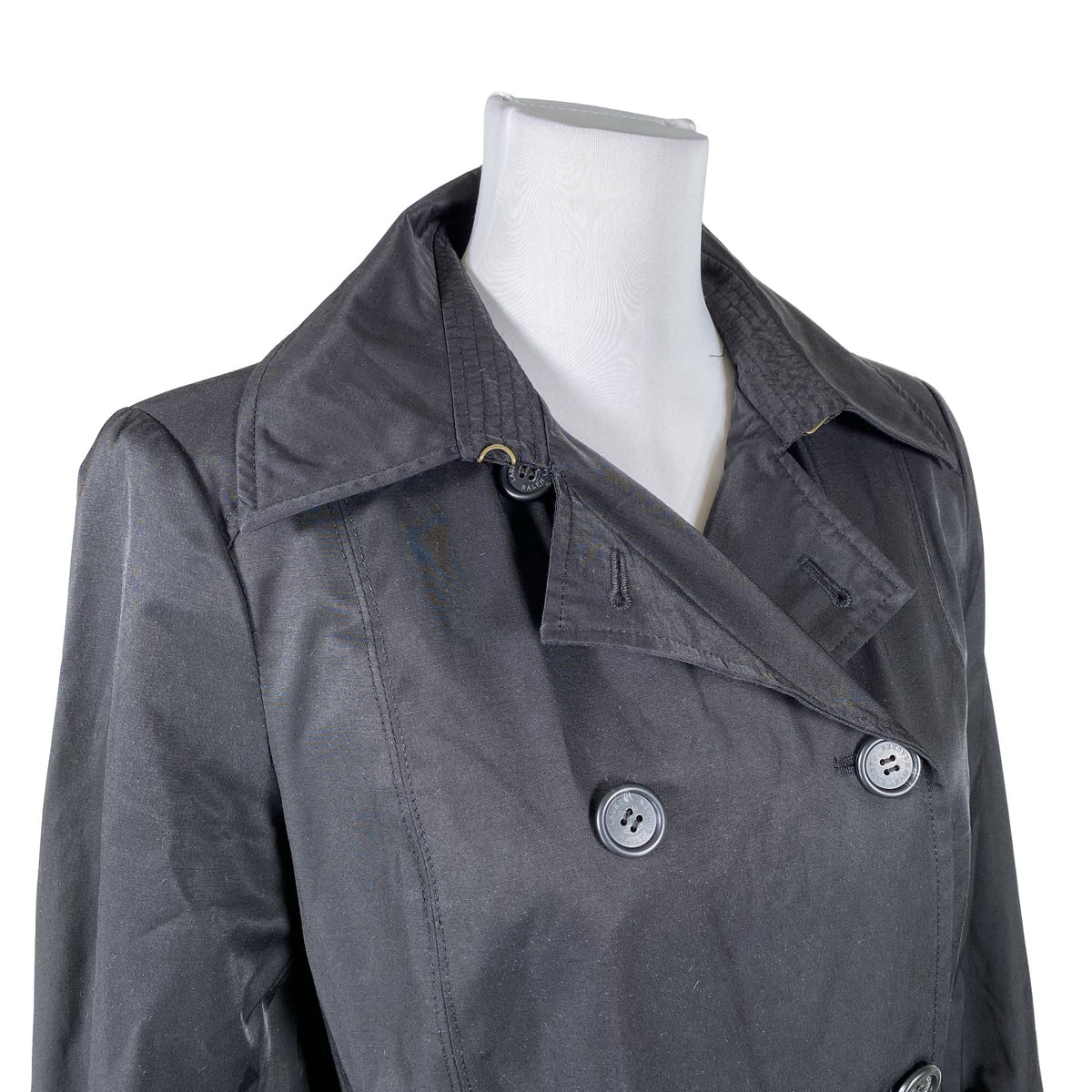 Unisex Lauren Ralph Lauren - Trench coat, size 38 - Black (3)