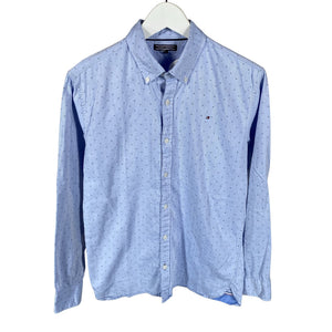Unisex Tommy Hilfiger - Collared shirt, size 170 - 176 - Light blue (1)
