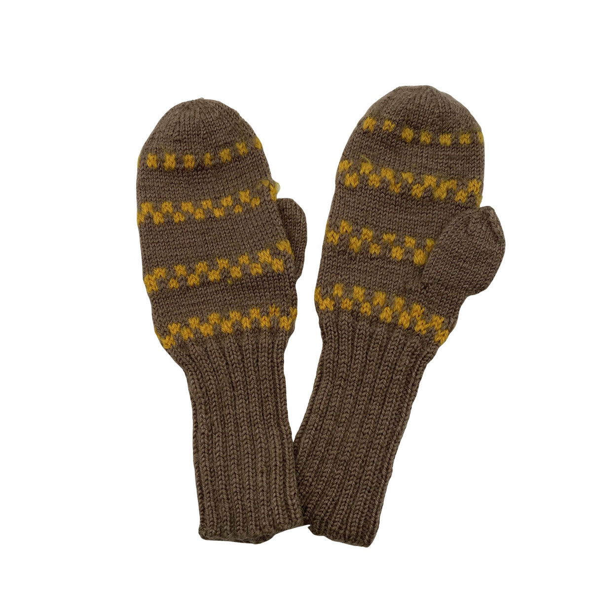 Unisex Handmade - Mittens, size Ei kokoa - Brown (1)