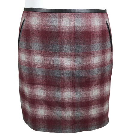 Unisex Tommy Hilfiger - Fabric skirt, size 42 - Wine red ()