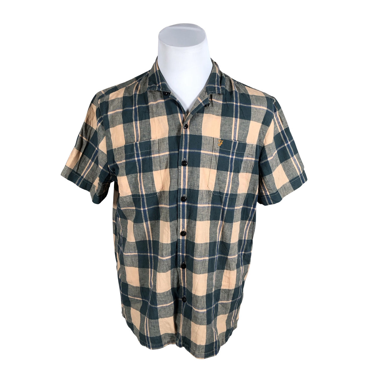 Unisex Farah - Collared shirt, size XL - Green (1)