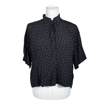 Unisex &Other Stories - Short-sleeved blouse, size 34 - Black ()