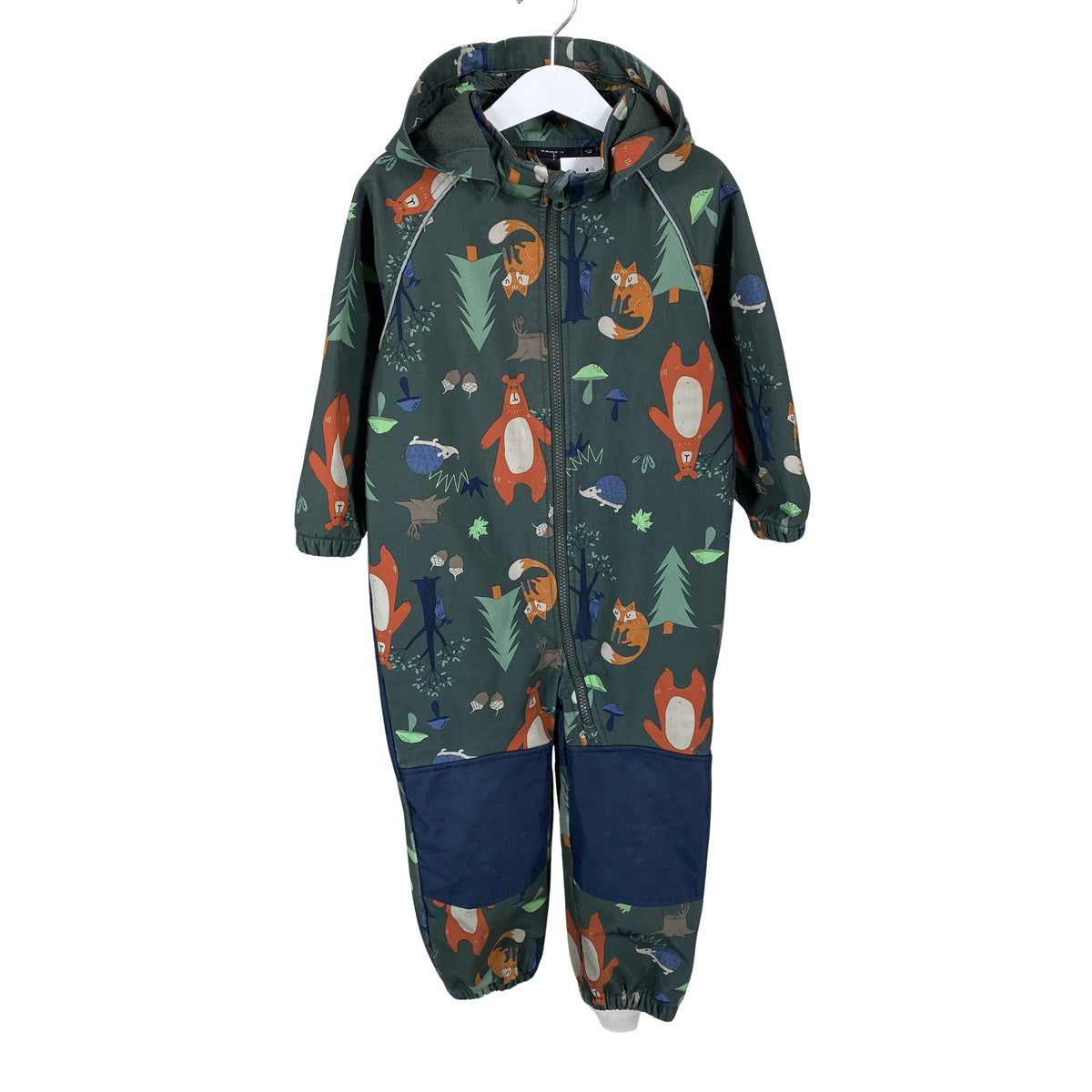 Unisex Name It - Soft shell jumpsuit, size 92 - 98 - Green (1)