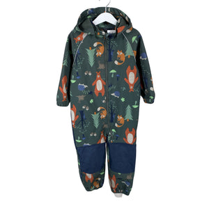 Unisex Name It - Soft shell jumpsuit, size 92 - 98 - Green (1)