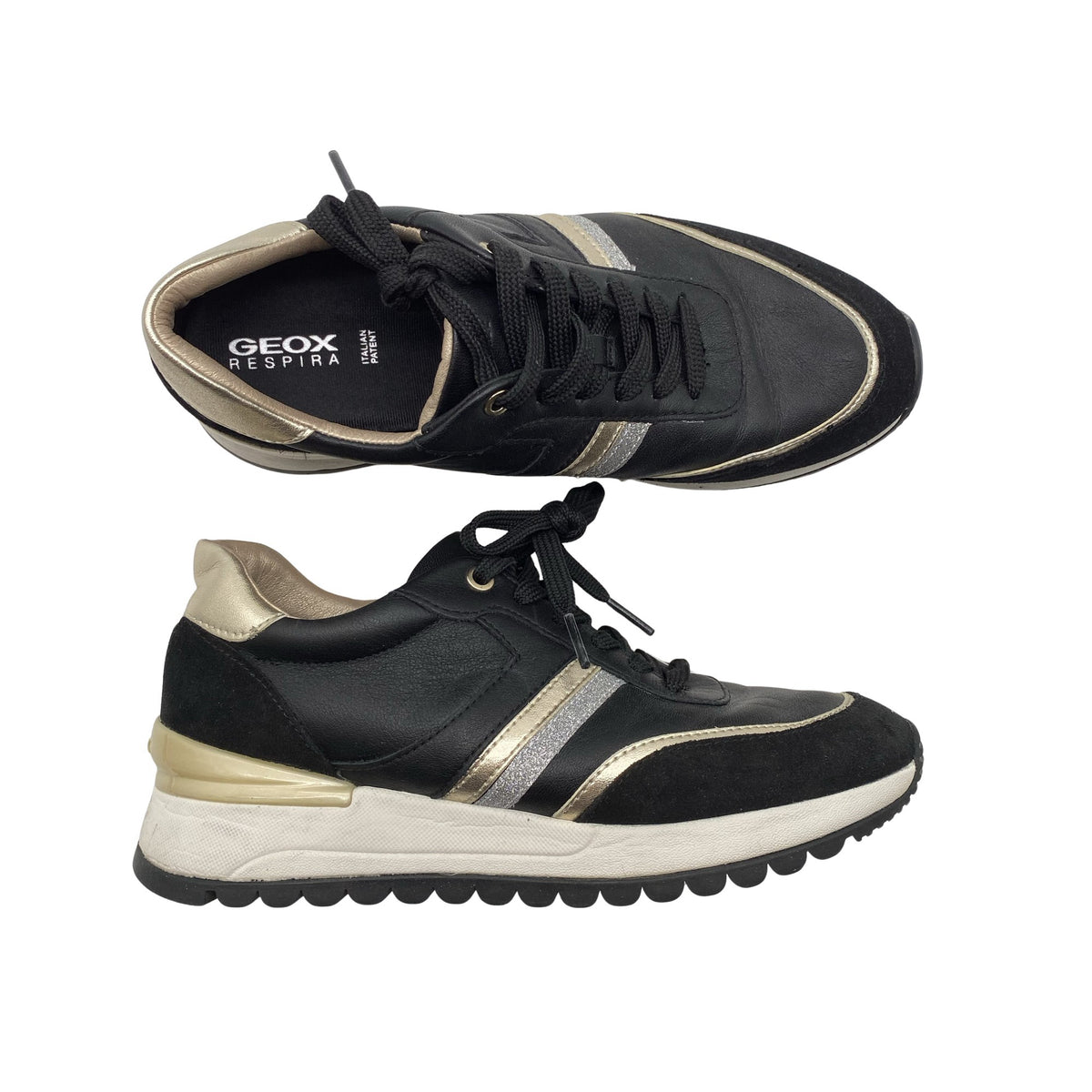 Unisex Geox - Casual sneakers, size 38 - Black (1)
