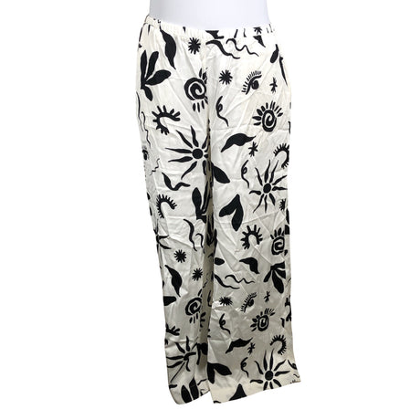 Unisex Lindex - Schiffon trousers, size 46 - Natural white ()