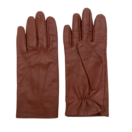 Unisex Marks&Spencer - Leather gloves, size Ei kokoa - Brown ()