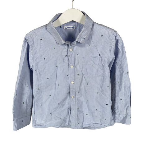 Unisex Mayoral - Collared shirt, size 98 - 104 - Light blue ()