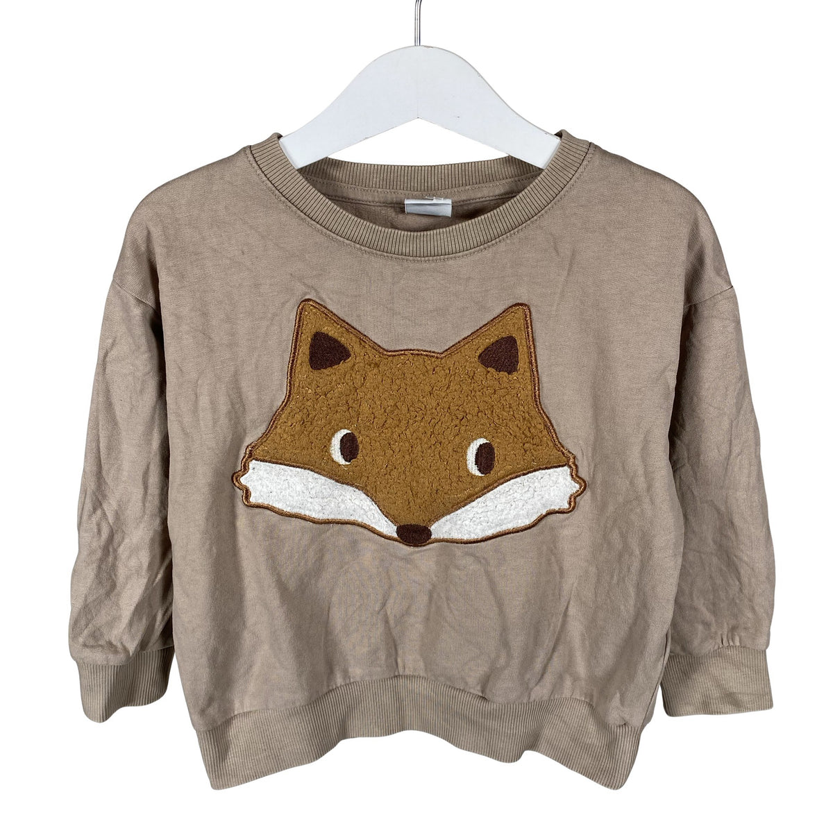 Unisex Lindex - Sweatshirt, size 98 - 104 - Beige (1)