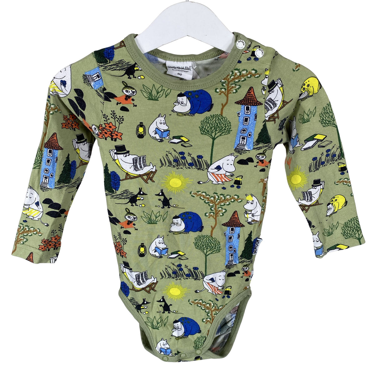 Unisex Moomin by Martinex - Body, size 74 - 80 - Green (1)