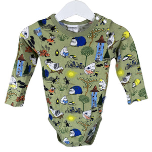 Unisex Moomin by Martinex - Body, size 74 - 80 - Green (1)