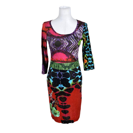 Unisex Desigual - Tricot dress, size 40 - Pink ()