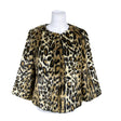 Unisex Hallhuber - Faux fur coat, size 40 - Brown ()